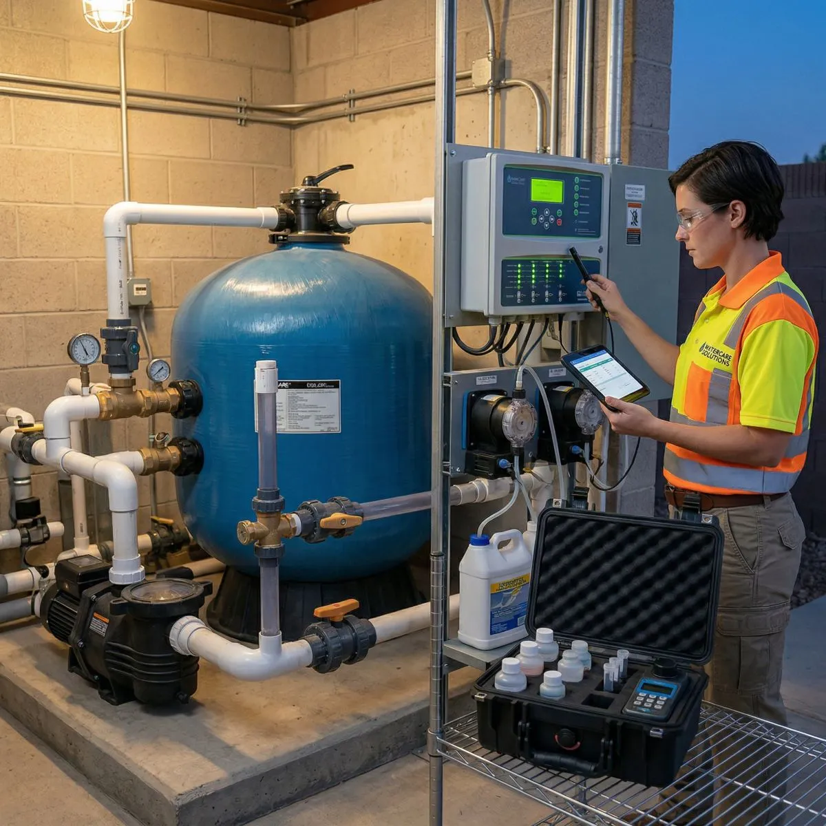 Pool equipment and automation systems